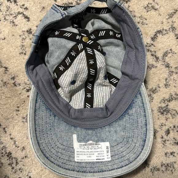 Adidas denim ballcap new - Picture 2 of 2